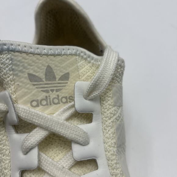 Adidas NMD R1 Off White /Gold Women’s Size 11 EE5174 - Picture 8 of 9